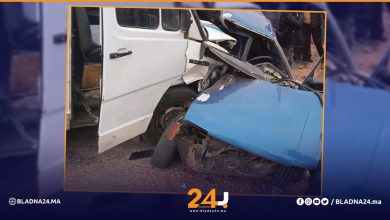 سيارة لنقل المزدوج تتسبب في وفاة شاب وإصابة شخصين بجروح متفاوتة الخطورة في سيدي بنور